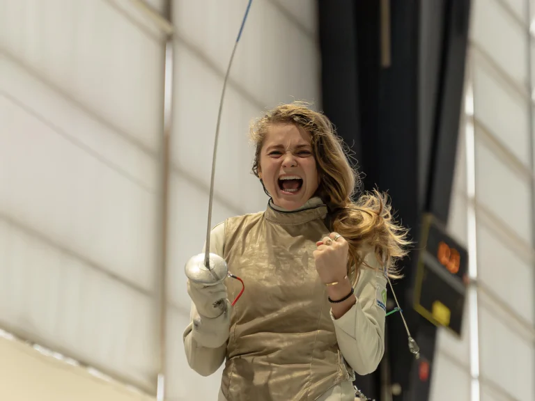 Jade lors d'une victoire